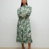 Awaubrie Langes Kleid