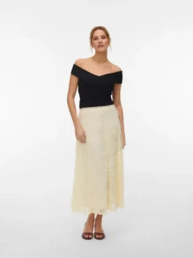 Awblakely – Langer Rock mit hoher Taille