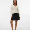 Awjusti kurzer Rock mit hoher Taille