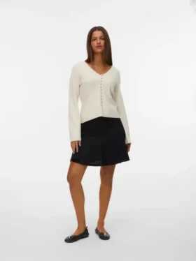 Awjusti kurzer Rock mit hoher Taille