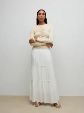Awkeeley Langrock mit hoher Taille