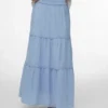 Awkeeley Langrock mit hoher Taille