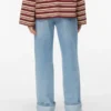 Awrena Jeans mit mittlerer Leibhöhe und weitem Bein