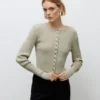 Awshirley Strickjacke aus Strickwaren