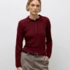 Awsikita Strickwaren-Polohemd