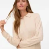 Awsikita Strickwaren-Polohemd