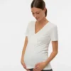 Bodycon-Fit-Top mit V-Ausschnitt