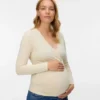 Bodycon-Fit-Top mit V-Ausschnitt