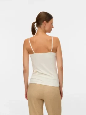 Bodycon-Fit-Top mit V-Ausschnitt