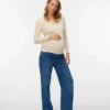 Bodycon-Fit-Top mit V-Ausschnitt