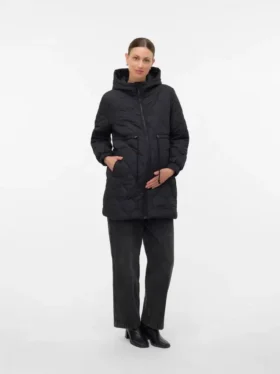 Gesteppte Kapuzenjacke