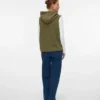 Hoodie-Strickweste in Regular-Fit