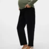 Jeans mit normaler Passform und hoher Taille
