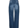 Jeans mit weitem Bein und mittlerer Taillenhöhe