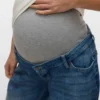 Jeans mit weitem Bein und mittlerer Taillenhöhe