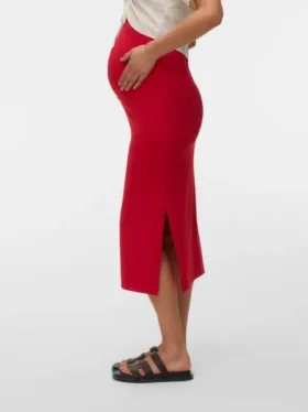 Langer Rock mit hoher Taille