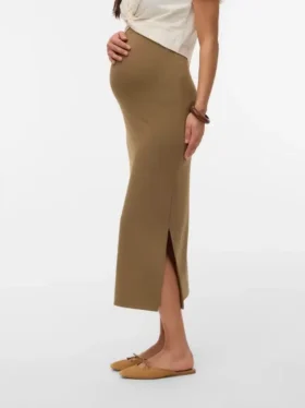 Langer Rock mit hoher Taille
