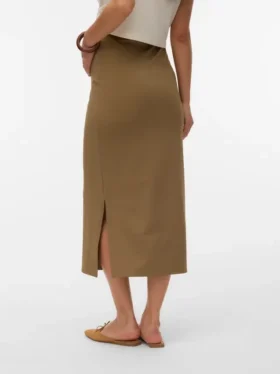 Langer Rock mit hoher Taille