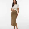 Langer Rock mit hoher Taille