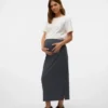 Midi-Rock mit hoher Taille