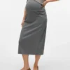 Midi-Rock mit hoher Taille