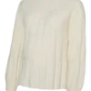 Pullover mit normaler Passform und hohem Kragen