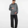 Pullover mit normaler Passform und hohem Kragen