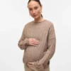 Pullover mit Rundhalsausschnitt und normaler Passform
