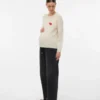 Pullover mit Rundhalsausschnitt und normaler Passform