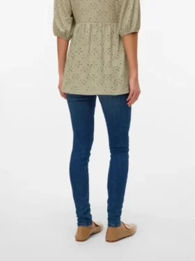 Slim-Fit-Jeans mit niedriger Taille