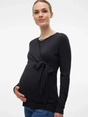 Slim-Fit-Top mit Rundhalsausschnitt