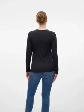 Slim-Fit-Top mit Rundhalsausschnitt