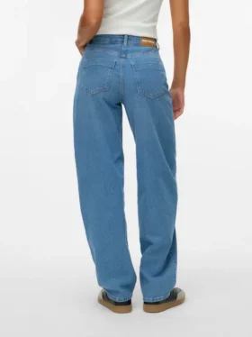 Snrancy Jeans mit hoher Taille und Barrel-Fit