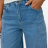 Snrancy Jeans mit hoher Taille und Barrel-Fit