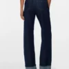 Snrancy Jeans mit mittlerer Leibhöhe und weitem Bein