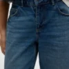 Snrancy Jeans mit mittlerer Leibhöhe und weitem Bein