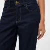 Snrancy Jeans mit mittlerer Leibhöhe und weitem Bein