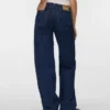 Snrancy Jeans mit niedriger Leibhöhe und weitem Bein