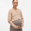 Strickcardigan mit Rundhalsausschnitt und normaler Passform aus Strickwaren