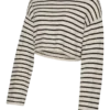 Strickoberteil mit Rundhalsausschnitt und normaler Passform aus Strickwaren