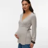 Top mit V-Ausschnitt in Regular-Fit