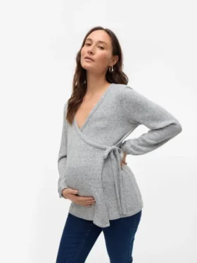 Top mit V-Ausschnitt in Regular-Fit