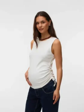 Top mit V-Ausschnitt in Regular-Fit