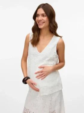 Top mit V-Ausschnitt in Regular-Fit