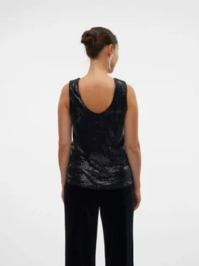 Top mit V-Ausschnitt in Regular-Fit