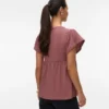 Top mit V-Ausschnitt in Regular-Fit
