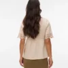 Top mit V-Ausschnitt in Regular-Fit