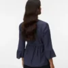 Top mit V-Ausschnitt in Regular-Fit