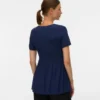 Top mit V-Ausschnitt in Regular-Fit