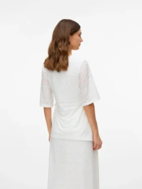 Top mit V-Ausschnitt in Regular-Fit